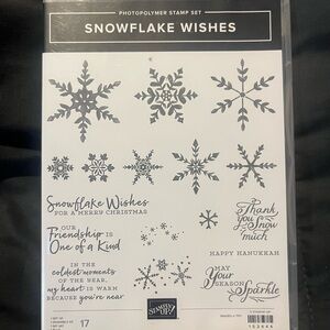 Stampin' Up! Snowflake Wishes Photopolymer Stamp Set